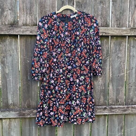 Allison & Kelly Floral Pleated Dress | M - Picture 1 of 5